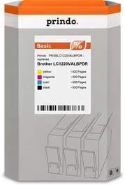 Prindo Multipack Negro, Cian, Magenta y Amarillo PRSBLC1220VALBPDR Basic