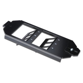 Digitus Soporte de depósito subterráneo para 6 módulos Keystone, Negro