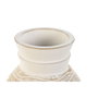 DKD Home Decor Jarrón Mango 15x15x38 Blanco y Natural