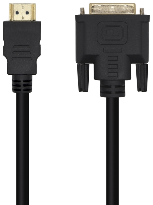 Aisens Cable DVI 18+1 a HDMI tipo A, 3 metros, Negro