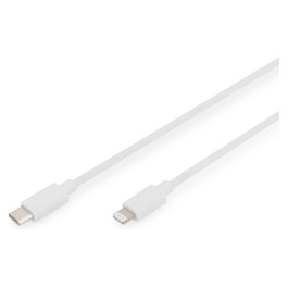 Digitus Cable USB-C a Lightning MFI 2m Blanco
