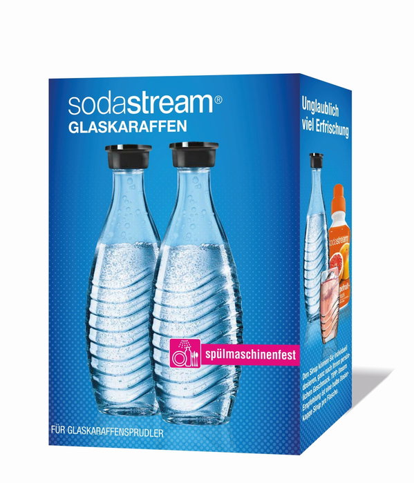 SodaStream Glaskaraffe 0,6l Pack de 2 SodaStream Glaskaraffe 0,6l Pack de 2