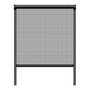 Schellenberg Mosquitera Enrollable 160 x 160 cm Color Antracita, Kit Completo con Malla Fibra de Vidrio y Guías Cepillo para Ventana