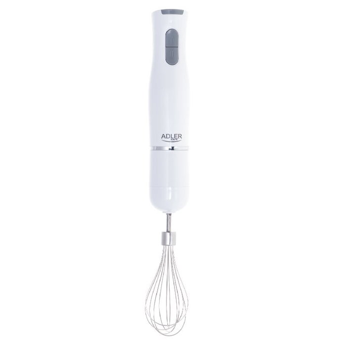 ADLER Batidora de Mano 800W con Accesorios - Picadora, Levantaclaras y Vaso Medidor