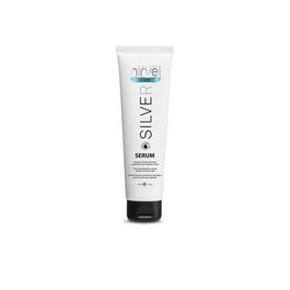 Nirvel Serum Silver 100 ml | Alisado, Protección Térmica y Control de Encrespamiento para Cabello con Canas
