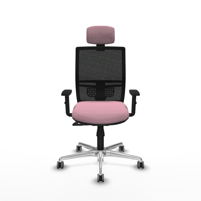 PIQUERAS Y CRESPO Silla de oficina Yunquera Rosa con mecanismo Sincro PIQUERAS Y CRESPO Silla de oficina Yunquera Rosa con mecanismo Sincro
