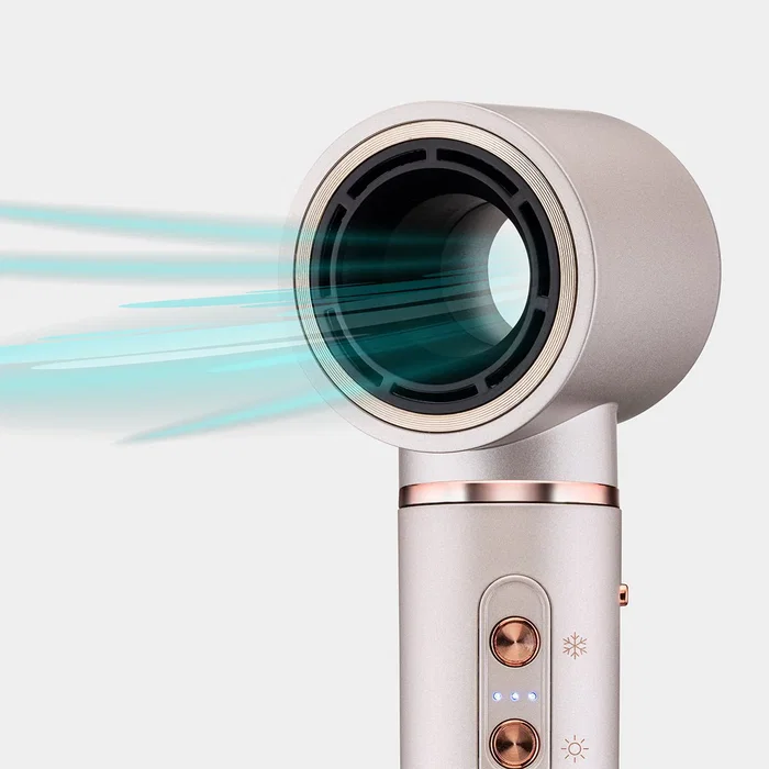 Ufesa Pro Glam Twist Secador Moldeador 1400 W con 6 Accesorios, Motor BLDC, Sistema Coanda, Oro Rosa