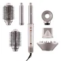 Ufesa Pro Glam Twist Secador Moldeador 1400 W con 6 Accesorios, Motor BLDC, Sistema Coanda, Oro Rosa