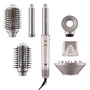 Ufesa Pro Glam Twist Secador Moldeador 1400 W con 6 Accesorios, Motor BLDC, Sistema Coanda, Oro Rosa