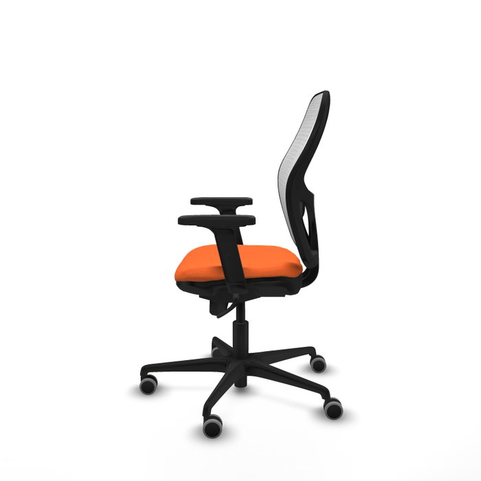 PIQUERAS Y CRESPO Silla de oficina Jorquera Naranja y Blanco