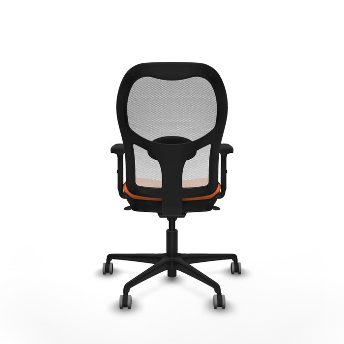 PIQUERAS Y CRESPO Silla de oficina Jorquera Naranja y Blanco