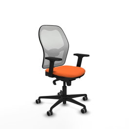 PIQUERAS Y CRESPO Silla de oficina Jorquera Naranja y Blanco