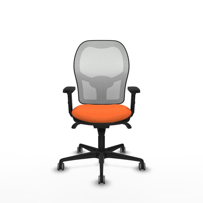 PIQUERAS Y CRESPO Silla de oficina Jorquera Naranja y Blanco