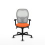 PIQUERAS Y CRESPO Silla de oficina Jorquera Naranja y Blanco
