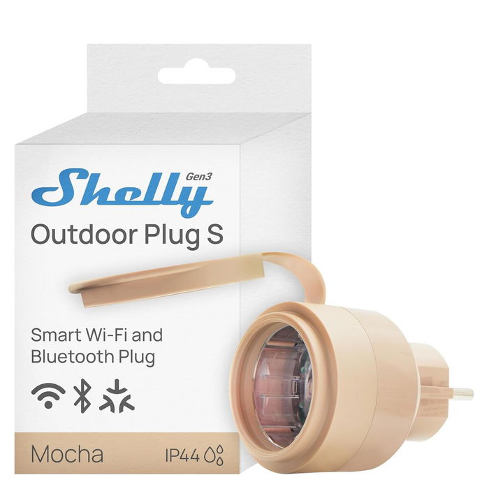 Shelly Enchufe Smart Plug S Gen 3 Exterior Blanco