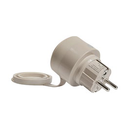 Shelly Outdoor Plug S Gen3 Enchufe Inteligente Exterior con Medición de Potencia, Wi-Fi, Matter, Bluetooth 12A