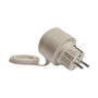 Shelly Plug & Play Outdoor Plug S Gen3 Zwischenstecker para Exterior 12A Medición WLAN Matter BT IP44, 230V, Control por Alexa y Google Home