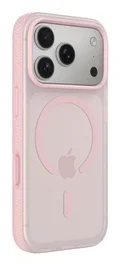 Belkin SheerForce Funda Compatible con MagSafe para Apple iPhone 17 Pro, Rosa, Resistente a Golpes y Caídas