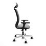 PIQUERAS Y CRESPO Silla de oficina Zulema con mecanismo Sincro, Gris