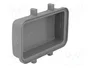 HARTING Tapa de protección Han 10B macho para pestillo doble