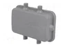 HARTING Tapa de protección Han 10B macho para pestillo doble