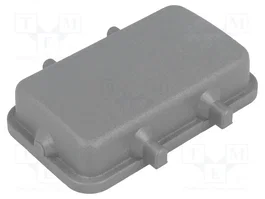 HARTING Tapa de protección Han 10B macho para pestillo doble
