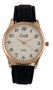 G&B TIME Reloj para Hombre de Piel Clásico, Marrón/Negro con Correa y Esfera en Oro Rosa