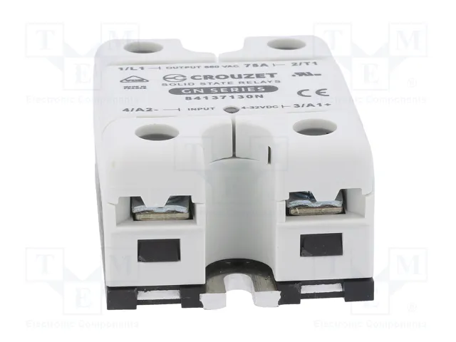 CROUZET Relé de semiconductor GN 75A 48-660VAC CROUZET Relé de semiconductor GN 75A 48-660VAC