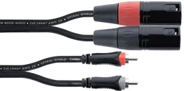 Cordial Cable De Audio Doble Xlr/Rca Macho 1 M