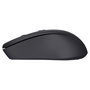 Trust Mydo Ratón Óptico Inalámbrico Silencioso (Reducción Ruido 90%), Ambidiestro, 1800 DPI, 3 Niveles DPI, Negro - Incluye Receptor USB