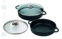 OMS Tapa de vidrio de 24 cm