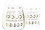 DKD Home Decor Set de Baño Aldea 21 de 2 Piezas Dorado con Detalles de Hojas