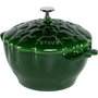 Staub La Cocotte 22cm Artichoke Cast Iron Dutch Oven Basil Green