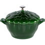 Staub La Cocotte 22cm Artichoke Cast Iron Dutch Oven Basil Green