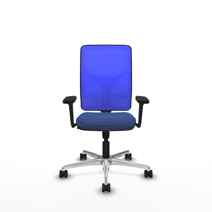 PIQUERAS Y CRESPO Silla de oficina Motilla con Mecanismo Sincro Azul