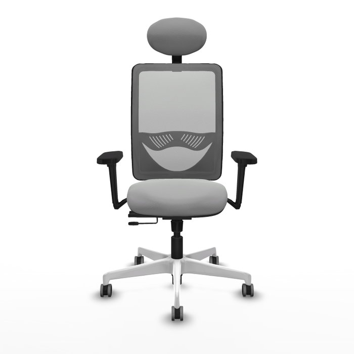 PIQUERAS Y CRESPO Silla de oficina Zulema Gris con Mecanismo Sincro/Traslack