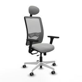 PIQUERAS Y CRESPO Silla de oficina Zulema Gris con Mecanismo Sincro/Traslack