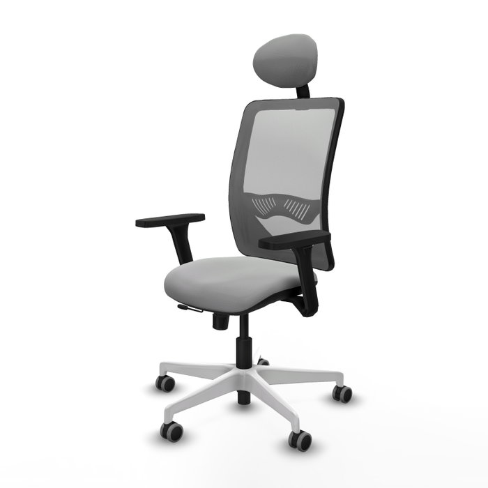 PIQUERAS Y CRESPO Silla de oficina Zulema Gris con Mecanismo Sincro/Traslack