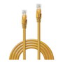 Lindy Cable de red Cat.6 U/UTP 3m Amarillo