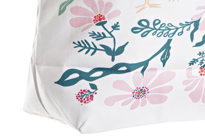 DKD Home Decor Bolsa Moderno Blanco Beige Nylon Poliester 15 x 66 x 43 cm (12 Unidades) DKD Home Decor Bolsa Moderno Blanco Beige Nylon Poliester 15 x 66 x 43 cm (12 Unidades)