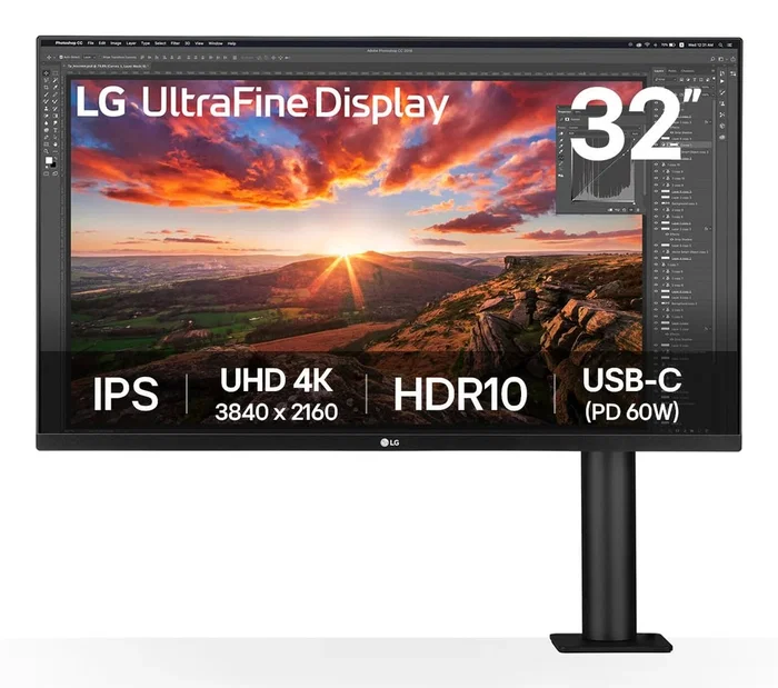 LG UltraFine Ergo 32UN880K-B 4K UHD IPS 32 pulgadas LG UltraFine Ergo 32UN880K-B 4K UHD IPS 32 pulgadas