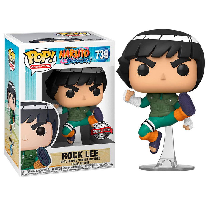 Funko Figura POP Naruto Rock Lee Exclusive Vinilo 9cm