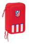 Plumier Triple Atlético Madrid Rojo 12,5 x 19,5 x 5,5 cm 36 Piezas