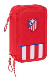 Plumier Triple Atlético Madrid Rojo 12,5 x 19,5 x 5,5 cm 36 Piezas