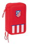Plumier Triple Atlético Madrid Rojo 12,5 x 19,5 x 5,5 cm 36 Piezas