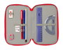Plumier Triple Atlético Madrid Rojo 12,5 x 19,5 x 5,5 cm 36 Piezas