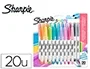 Sharpie S-Note Rotulador Permanente Punta Biselada Blister 20 Unidades Colores Surtidos