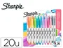 Sharpie S-Note Rotulador Permanente Punta Biselada Blister 20 Unidades Colores Surtidos