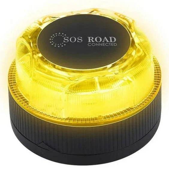 SOS Road Connected Baliza V16 de Emergencia Homologada con Geolocalización y Conexión DGT 3.0