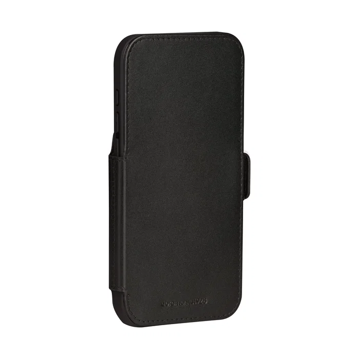 Dbramante1928 Funda de Cuero de Grano Entero para iPhone 17 Pro Max - Negro Copenhagen